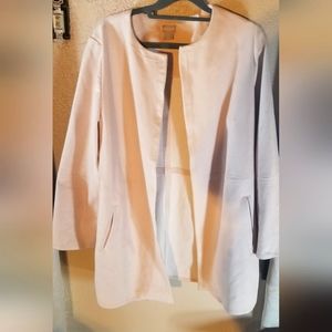 Chico's women's faux suede jacket